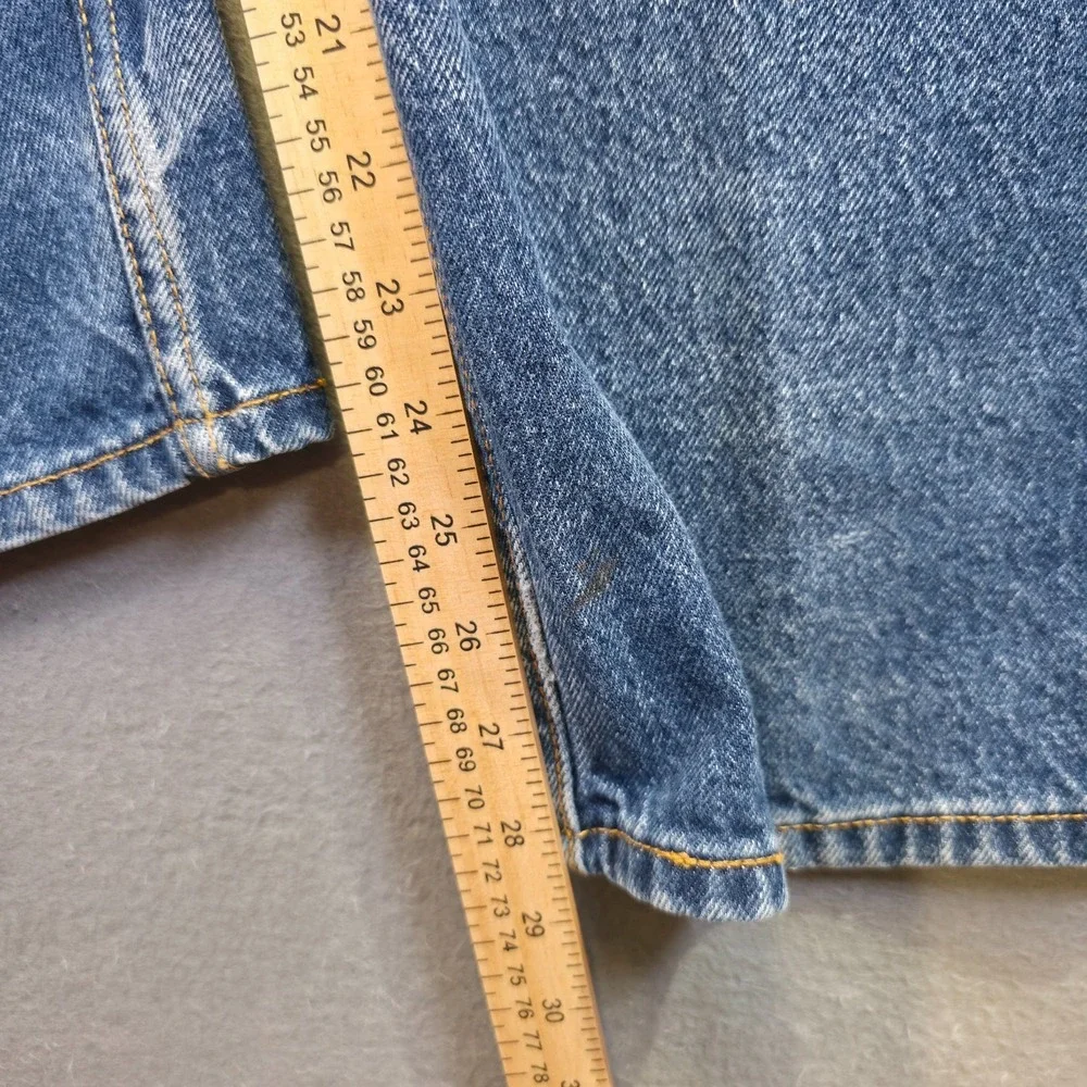 Levi's 505 Men Regular Fit Straight Leg Denim Blue Jeans Sz 36x29 Actual 34x28.5